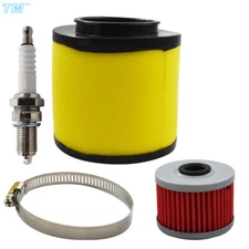 Air Oil Filter Spark Plug For Honda Foreman 450 TRX450FE 4x4 ES 2002-2004