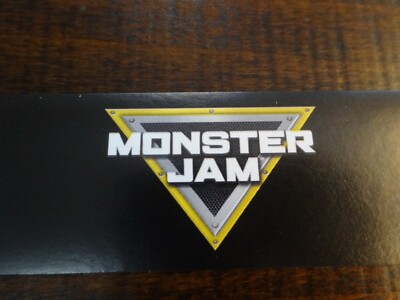 Toys R Us STORE DISPLAY SIGN SHELF strip TALKER Monster JAM 48'' long 1 1/4'' high