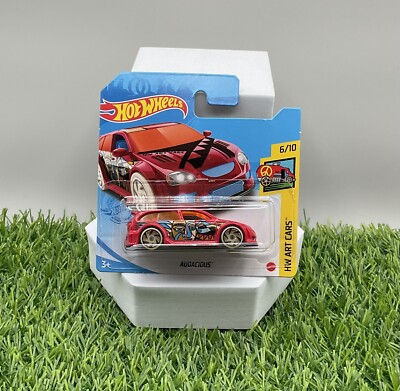 Hot Wheels Audacious 6/10 HW Art Cars Die-Cast Short Card HW