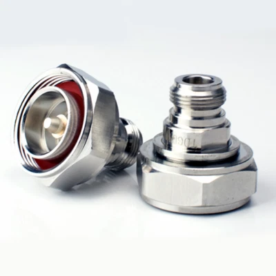 MARKENLOS L29 7/16 DIN Stecker auf N Buchse Adapter HF Koaxial Verbinder Din Connector