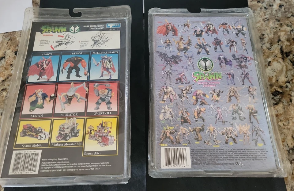 Spawn Serie 1 Edición Limitada Oro/Plata JUEGO (2) Violator VARIANTE McFarlane Foto 4 de 4