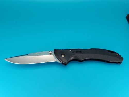Buck USA 286 Black Handle Lockback Plain Edge Folding Pocket Knife! - Picture 6 of 12