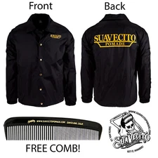 Men's Suavecito Pomade The Club Windbreaker (S, M, L, XL, 2XL, 3XL, 4XL)