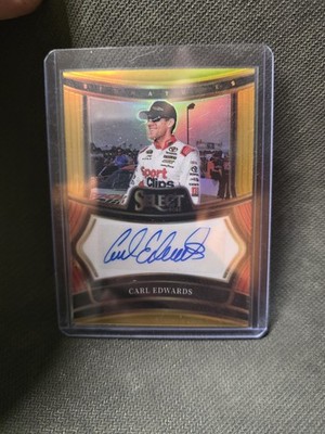 2025 Panini Select Carl Edwards Gold Signatures # S-CES 2/10