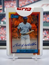 2025 Topps Series 2 - 1990 Topps Auto Billy Williams #90B2-BWI Orange /25
