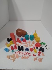 1966 MR POTATO HEAD KATIE THE CARROT 2053 ROUGHLY 58PC ACCESSORIES