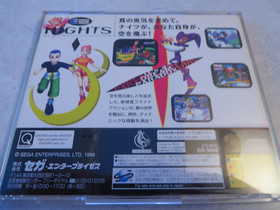Nights Into Dreams + Flyer Sega Saturn Import US Seller
