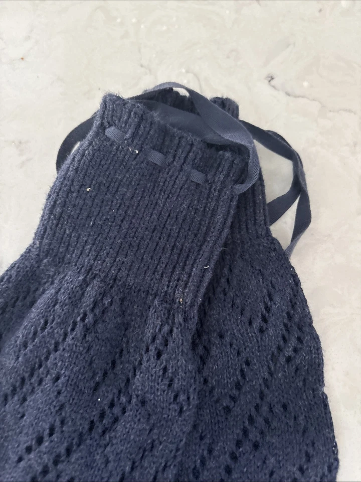 Calentadores de piernas Hollister Vintage Y2K azules nuevos Foto 4 de 4