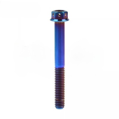 Titanium Bolt M10x20 25 30 35 40 50 60 65 70 75 80 85 90mm Flange Hex GR5 Screws