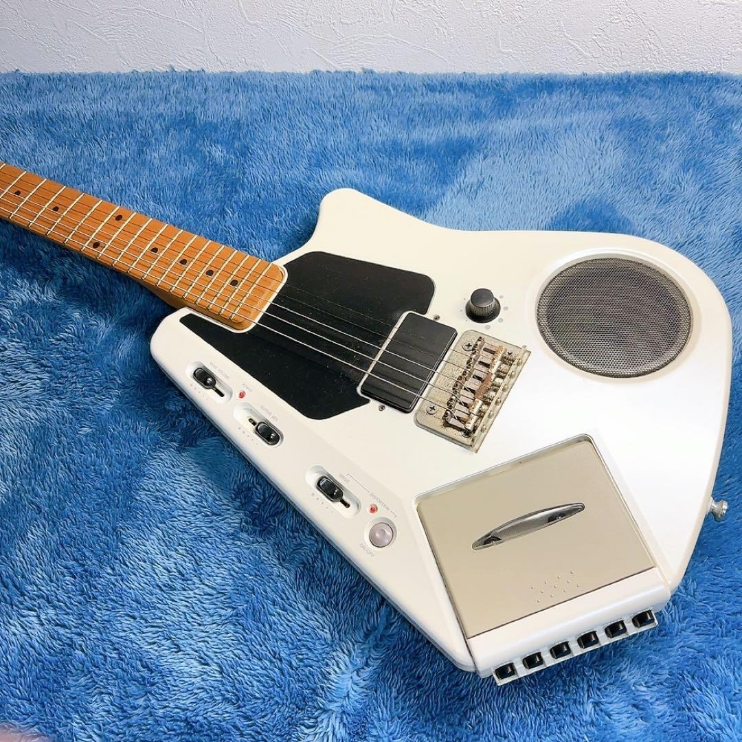 CASIO EG-5 エレキギター ホワイト　ジャンク品 Casio EG-5 Eleking Guitar White Musical Instruments Electric