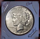 PEACE SILVER DOLLA 1926 GEM BU MS++++++BLAZING BEAUTY ORIGINAL