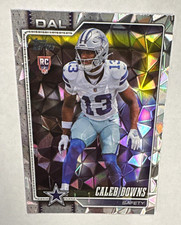 Caleb Downs Rookie ‘Diamante Foil’ -26’ Topps Flagship #363 - Dallas Cowboys NFL