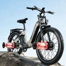 2000W Electric Bike for Adults 48V 26" City e-Bike 30MPH 60miles EBike Commuter