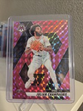 2024-25 Panini Mosaic  Julian Champagnie Pink Mosaic #/175 San Antonio Spurs