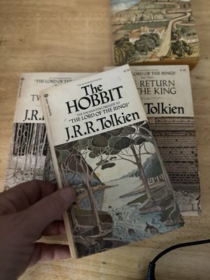 J.R.R. Tolkien Lord of the Rings Paperback 4 Book Boxed Set 1974