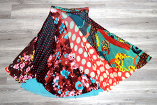 Vintage Fuzzi  Jean Paul Gaultier Midi Skirt Mesh Patchwork Size L