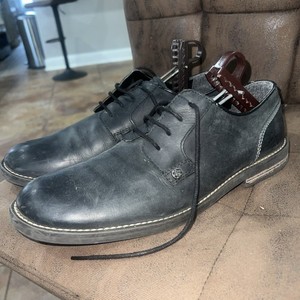 Original Penguin Men's Waylon Black Leather Oxford Shoes Size 11.5