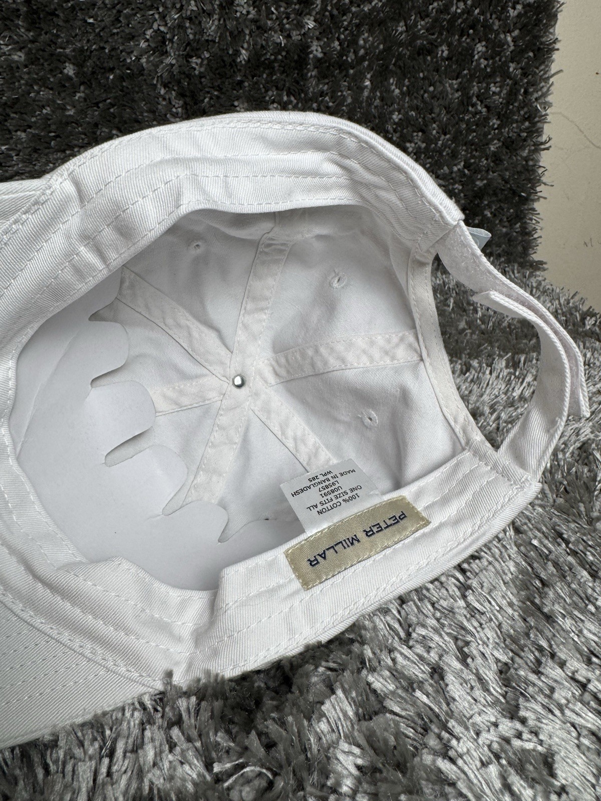 Peter Millar Hat Cap Strapback One Size White Gol… - image 8