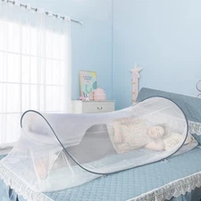 Portable Zipperless Camping Mosquito Fly Net Indoor Outdoor Netting Insect Tent