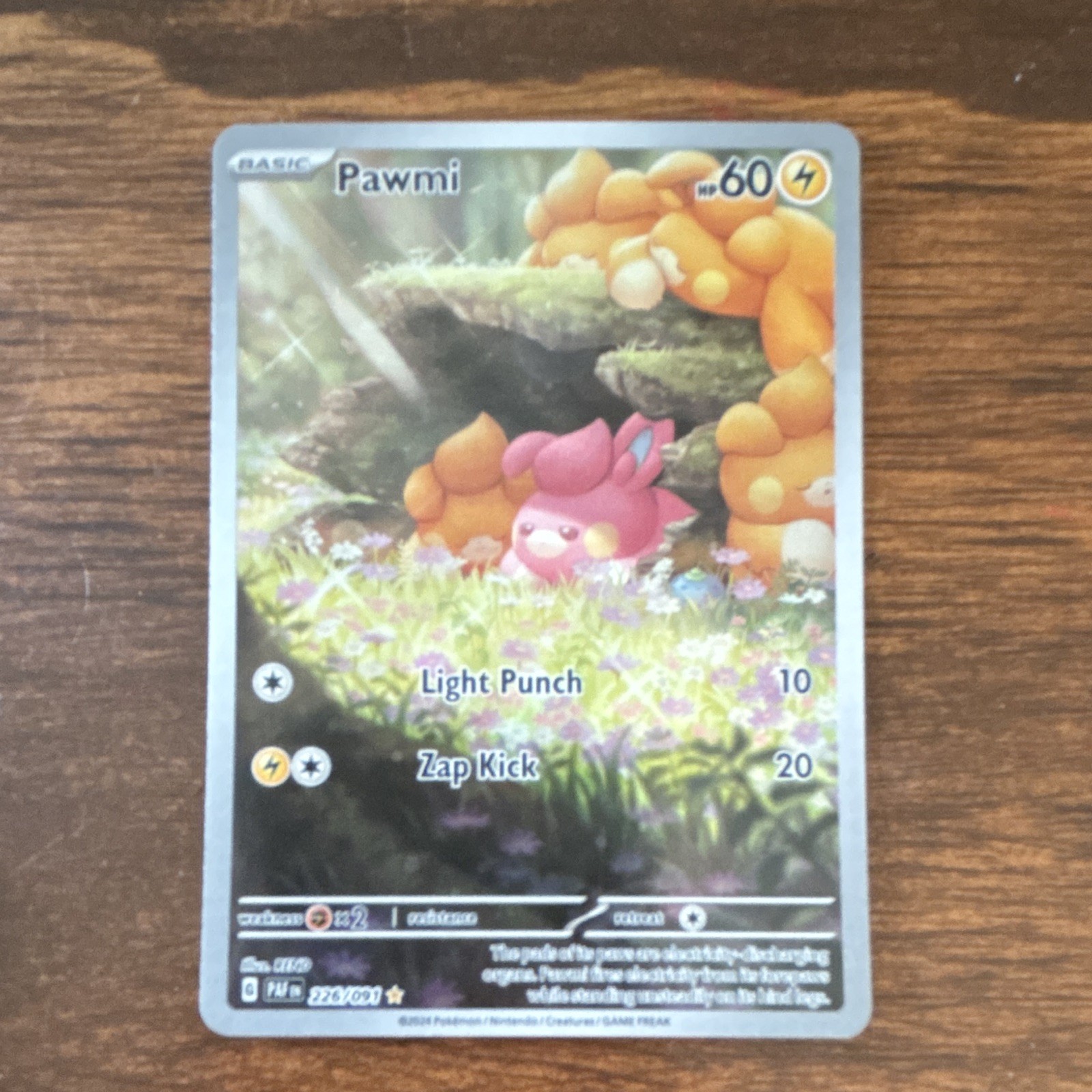 Pawmi 226/091 SV: Paldean Fates Holo