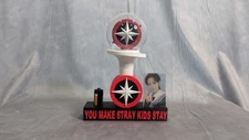Stray Kids V2 Lightstick Stand with Photo Card Slot & Battery Pack Holder | Kpop