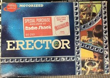 Vintage Gilbert Motorized Erector Set Mark 20 31102 - W/ Instructions