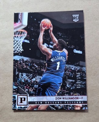 ZION WILLIAMSON ~~~ ( sp  /149 ) ROOKIE RED ~~~ 2019 panini chronicles RC
