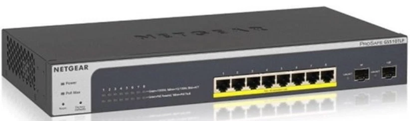 NETGEAR GS510TLP 10-Port PoE Gigabit Switch