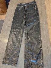 Forever 21 Medium Black Faux Leather Pants