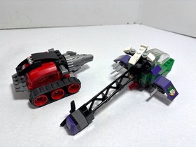 LEGO Heroes partial LOT: Gotham City 6863, batwing 30301, drill 71240, 76046