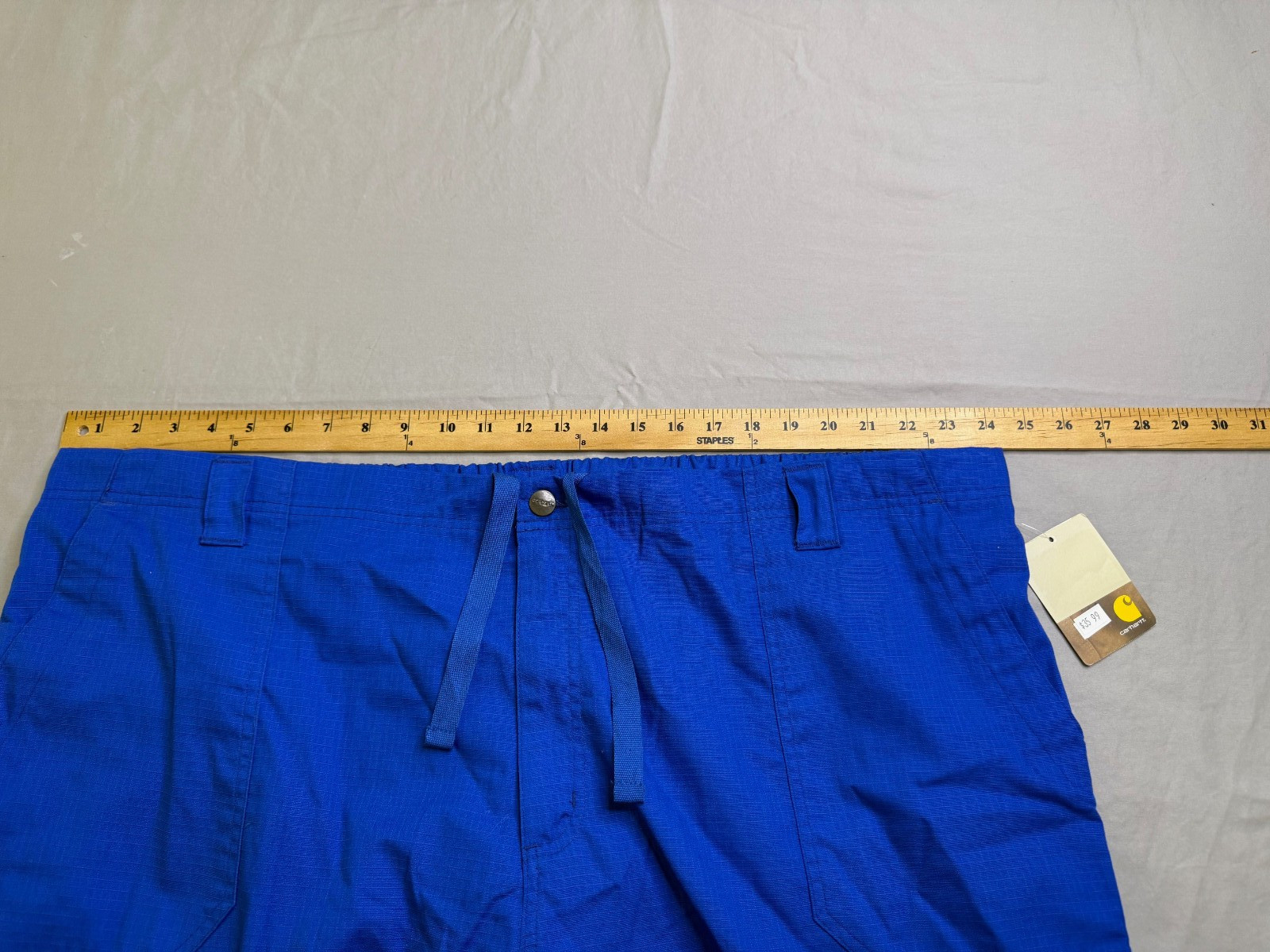 CARHARTT UNISEX SCRUB PANTS~3XL~RUGGED FLEX Ripstop MODERN FIT NAVY BLUE NWT thumbnail 3