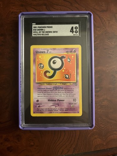 Unown [J] graded SGC 4 for sale on eBay