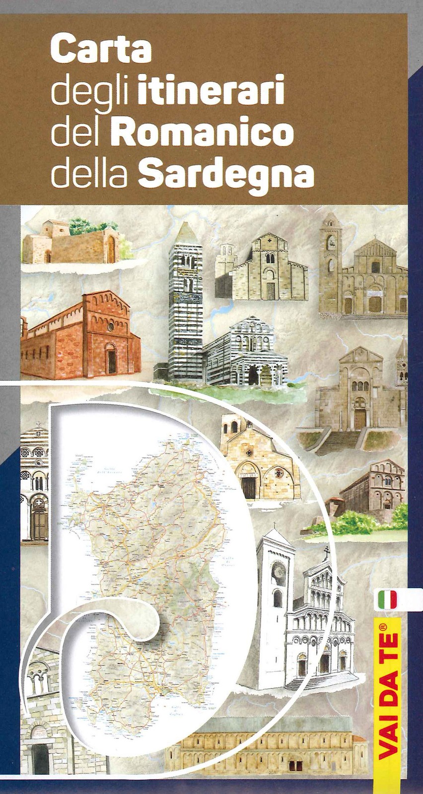 9788893612241 Carta degli itinerari del romanico della sardegna - Mario Matteo T