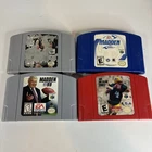 Nintendo 64 N64 Sports Game Lot (4 Games) – Football Wrestling WWF Tested Clean