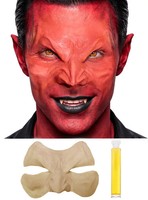 Teufelsmaske Zum Ankleben - Halloween Fasching - Diese Teufelsmaske Zum Ankleben