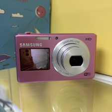 Samsung DV150F 16.2MP w/5x Zoom Dual LCD Screens-Great -Pink