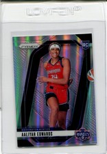 AALIYAH EDWARDS 2024 PANINI PRIZM WNBA SILVER #142 RC WASHINGTON MYSTICS