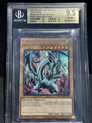 Blue-Eyes White Dragon (Secret Pharaoh's Rare) MAMA-EN104