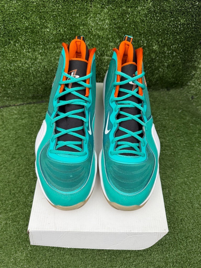 Size 11 - Nike Air Penny 5 Miami Dolphins | eBay