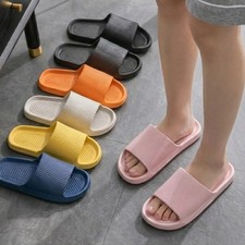 Mens Ladies Sliders Extra Soft Anti-Slip Comfy Cloud Pool Slippers Sandals UK