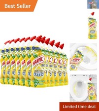 Active Fresh Citrus Zest Toilet Cleaning Gel - Pack of 12 x 750ml, Antibacterial 2.78 per litre