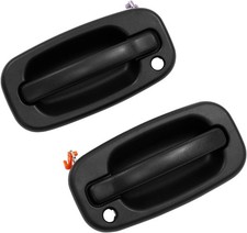 Door Handle Front Left  Right Pair with Key Hole  for 1999-2007 Chevy Silverad