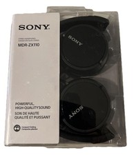 Sony MDR-ZX110 Wired On-Ear Headphones  Black  New Open Box Unused FAST SHIP