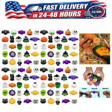 100 Halloween Mochi Squishy Toys Party Favors Kids Treat Bag Fillers
