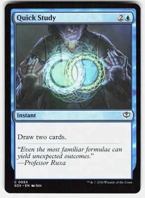 Quick Study 65 Common Secrets of Strixhaven Magic: The Gathering NM/M