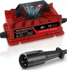 48V Golf Carts Battery Charger for 15 AMP EZGO RXV  TXT 4-6 Hours Full Charger