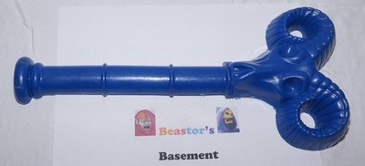 MOTU He-Man Skeletor Kid's Dress Up costume blue variant staff VTG 1983 HG Toys