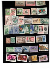 URUGUAY COLLECTION  2 PAGES OVER 90 STAMPS  cat  $35.++  LOT 303-76b