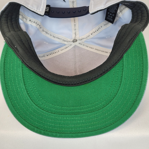 Cappello Berretto Uomo Nike Golf Retro72 Performance Logo Snapback - Bianco e Blu Bambino - Foto 7 di 11