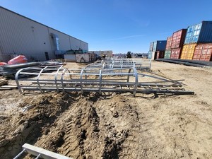 20.5ft. Steel Caged Ladder